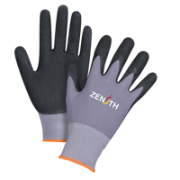 ZX-1 Premium Touchscreen Compatible Gloves, 7/Small, Nitrile/Foam Nitrile Coating, 15 Gauge, Nylon Shell Northern Industrial Supply Inc.