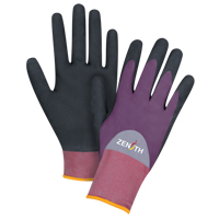 Gants enduits de premi&egrave;re qualit&eacute; ZX-2, 7/Petit, R&ecirc;vetement Nitrile/Mousse de nitrile, Calibre 18, Enveloppe en Nylon Northern Industrial Supply Inc.