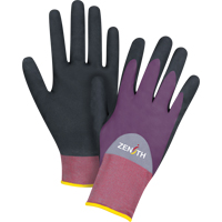 Gants enduits de premi&egrave;re qualit&eacute; ZX-2, 9/Grand, R&ecirc;vetement Nitrile/Mousse de nitrile, Calibre 18, Enveloppe en Nylon Northern Industrial Supply Inc.