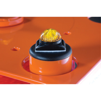 Lights for Portable Safety Zone Barrier Northern Industrial Supply Inc.