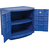 Polyethylene Corrosive/Acid Cabinet, 24 gal., 36" x 35" x 25" Northern Industrial Supply Inc.