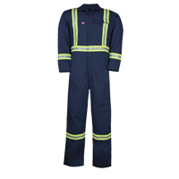 Westex UltraSoft&reg; Unlined Coveralls, Size 34/36, Navy Blue, 12.4 cal/cm2 Northern Industrial Supply Inc.