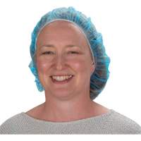 Bonnets bouffants non tiss&eacute;s, Polypropyl&egrave;ne, 21"/Grand, Bleu Northern Industrial Supply Inc.