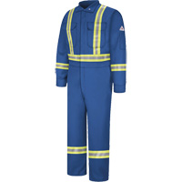 Flame-Resistant Premium Coveralls with Reflective Trim, Size 38, Royal Blue, 12.2 cal/cm² Northern Industrial Supply Inc.