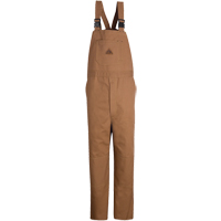 Flame-Resistant Duck Lined Bib Overalls, Medium, Brown Northern Industrial Supply Inc.