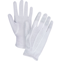Parade/Waiter's Gloves, Cotton, Hemmed Cuff, Small Northern Industrial Supply Inc.