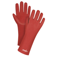 Gants rouges &agrave; fini doux r&eacute;sistants aux produits chimiques, Taille 9, 14" lo, PVC, Doublure en Interlock, 47-mil Northern Industrial Supply Inc.