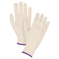 Gants en tricot d'usage standard, Poly/coton, Calibre 7, T-petit Northern Industrial Supply Inc.