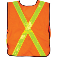 Veste de s&eacute;curit&eacute; d'usage standard, Orange haute visibilit&eacute;, Moyen, Polyester Northern Industrial Supply Inc.