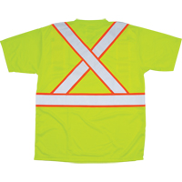 T-shirt conforme &agrave; la CSA, Polyester, Moyen, Jaune lime haute visibilit&eacute; Northern Industrial Supply Inc.