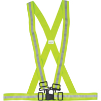 Standard-Duty Safety Harness, High Visibility Lime-Yellow, Silver Reflective Colour, Medium Northern Industrial Supply Inc.