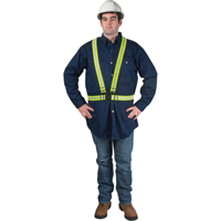 Standard-Duty Safety Harness, High Visibility Lime-Yellow, Silver Reflective Colour, Medium Northern Industrial Supply Inc.