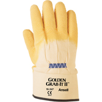 Gants Golden Grab-It II, 10/T-Grand, R&ecirc;vetement Latex de caoutchouc, Calibre 13, Enveloppe en Nylon Northern Industrial Supply Inc.