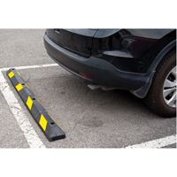 Butoir pour espace de stationnement, Caoutchouc, 6' l, Noir/Jaune Northern Industrial Supply Inc.