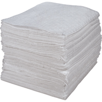 Feuilles absorbantes li&eacute;es de premi&egrave;re qualit&eacute;, Huile seulement, 15" x 17", 30 gal. d'absorption Northern Industrial Supply Inc.