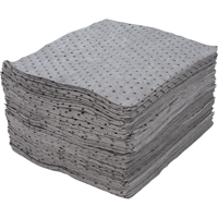 Feuilles absorbantes en fibres fines de premi&egrave;re qualit&eacute;, Universel, 15" x 17", 30 gal. d'absorption Northern Industrial Supply Inc.