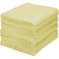 Feuilles absorbantes en fibres fines de premi&egrave;re qualit&eacute;, Mati&egrave;res dangereuses, 15" x 17", 30 gal. d'absorption Northern Industrial Supply Inc.