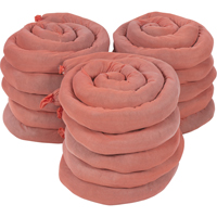 Sorbents Socks, Hazmat, 50 gal. Absorbancy, 3" W x 8' L, Pack of 15 Northern Industrial Supply Inc.