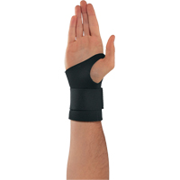 Proflex&reg; 670 Ambidextrous Single Strap Wrist Support, Neoprene, Small Northern Industrial Supply Inc.