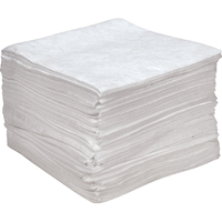 Feuilles absorbantes antistatiques de premi&egrave;re qualit&eacute;, Huile seulement, 15" x 18", 25 gal. d'absorption Northern Industrial Supply Inc.