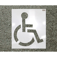 Pochoirs pour parc de stationnement, Pictogramme, 39" Northern Industrial Supply Inc.