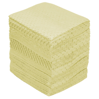 Industrial-Grade Fine Fibre Sorbent Pads, Hazmat, 15" x 17", 35 Gal. Absorbancy Northern Industrial Supply Inc.