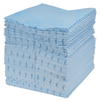 Premium Blue Bonded Sorbent Pads, Oil Only, 15" x 18", 30 gal. Absorbancy Northern Industrial Supply Inc.