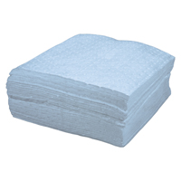 Premium Blue Bonded Sorbent Pads, Oil Only, 15" x 17", 8 gal. Absorbancy Northern Industrial Supply Inc.