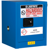 ChemCor&reg; Lined Hazardous Material Countertop Safety Cabinets, 4 gal., 17" x 22" x 17" Northern Industrial Supply Inc.