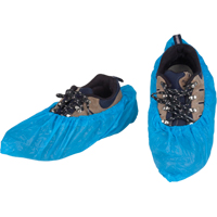 CPE Shoe Covers, Large, Polyethylene, Blue Northern Industrial Supply Inc.