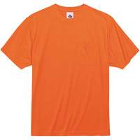 GloWear 8089 Non-Certified T-Shirt, Polyester, Small, High Visibility Orange Northern Industrial Supply Inc.