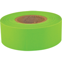 Ruban de signalisation Sub-Zero, 1,2" la x 150' lo, Lime fluorescent Northern Industrial Supply Inc.