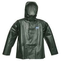 Journeyman Chemical Resistant Rain Jacket, 3X-Large, Green, Polyester/PVC Northern Industrial Supply Inc.