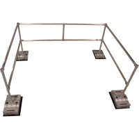 RoofGuard Classic System - Packaged Kits, Aluminum, 72" W x 108" L x 42" H Northern Industrial Supply Inc.