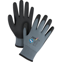Gants enduits de premi&egrave;re qualit&eacute; ZX-30°, 9/Grand, R&ecirc;vetement PVC, Calibre 15, Enveloppe en Nylon Northern Industrial Supply Inc.