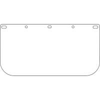 Dynamic Faceshield Visor Window, PETG, Clear Tint Northern Industrial Supply Inc.