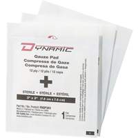 Dynamic Gauze, Pad, 3" L x 3" W, Sterile, Medical Device Class 1 Northern Industrial Supply Inc.