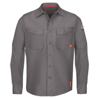 IQ Endurance&reg; Men's Work Shirts, Small, Grey Northern Industrial Supply Inc.