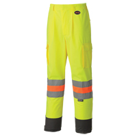 6009 Pantalon de s&eacute;curit&eacute; routi&egrave;re respirant, Polyester, T-petit, Jaune lime haute visibilit&eacute; Northern Industrial Supply Inc.