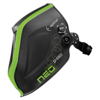 P550 Welding Helmet, 3.94" L x 1.97" W View Area, 4/9 - 13 Shade Range, Black/Green Northern Industrial Supply Inc.
