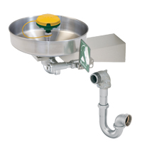 Axion&reg; Eye/Face Wash Station, Wall-Mount Installation, Stainless Steel Bowl Northern Industrial Supply Inc.