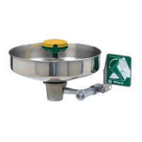 Poste de douche oculaire/faciale, Bol Acier inoxydable Northern Industrial Supply Inc.