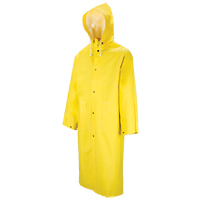 601 Tornado Long Rain Coat, Polyester/PVC, 2X-Large, Yellow Northern Industrial Supply Inc.