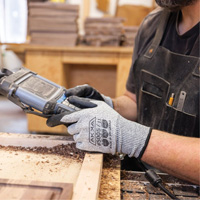 Cut Resistant Glove, Size Small/7, 10 Gauge, Foam Nitrile Coated, Dyneema&reg; Shell, ASTM ANSI Level A3/EN 388 Level C Northern Industrial Supply Inc.