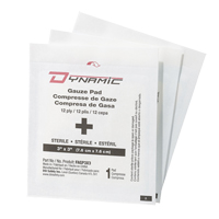 Dynamic Gauze, Pad, 3" L x 3" W, Sterile, Medical Device Class 1 Northern Industrial Supply Inc.