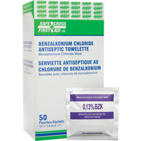 Benzalkonium Chloride Wipes, Towelette, Antiseptic Northern Industrial Supply Inc.
