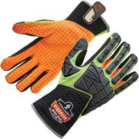 ProFlex&reg; 925F(X) Dorsal Impact-Reducing Gloves, Small, Split Leather Palm, Slip-On Cuff Northern Industrial Supply Inc.