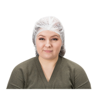 Bonnet bouffant pliss&eacute;, Polypropyl&egrave;ne, 19", Blanc Northern Industrial Supply Inc.