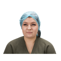 Bonnet bouffant pliss&eacute;, Polypropyl&egrave;ne, 21", Bleu Northern Industrial Supply Inc.