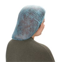 Bonnet bouffant pliss&eacute;, Polypropyl&egrave;ne, 21", Bleu Northern Industrial Supply Inc.